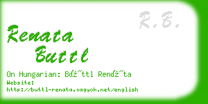 renata buttl business card
